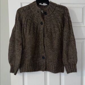 Madewell Dark Brown Knit Cardigan